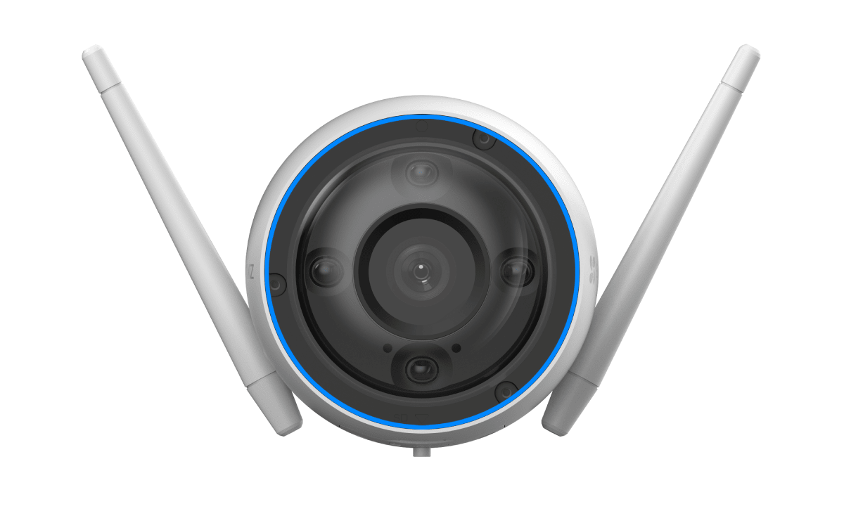 WiFi H3 2K IA Sirena Y Luz CS-H3-R100-1H3WKFL 2.8mm Ezviz2