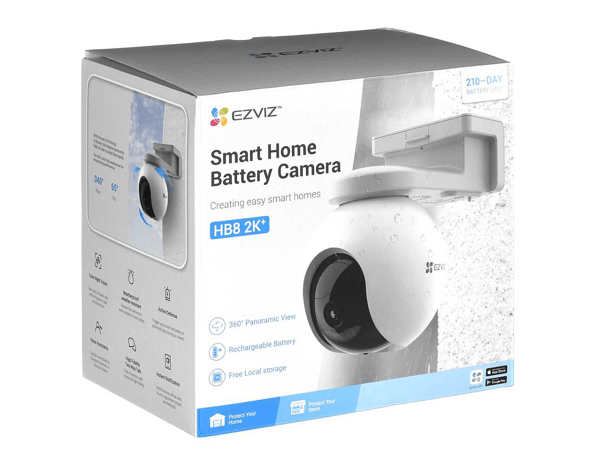 CAMARA WiFi 360 HB8 2K+ Con Bateria CS-HB8-R100-2C4WDL Ezviz4