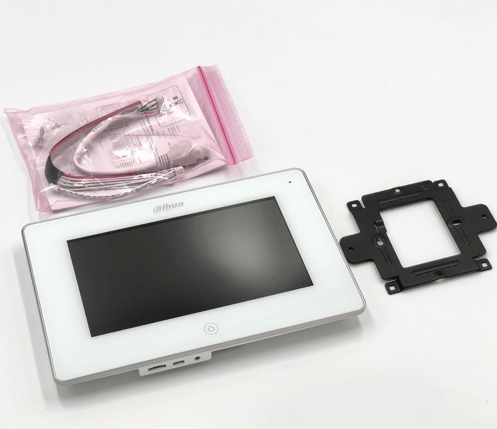 Dahua DHI-VTH5221DW MONITOR WIFI VIDEO,PORTERO 7''(1024*600),MIC SD 8G ,Color Blanco,12V,PoE.2