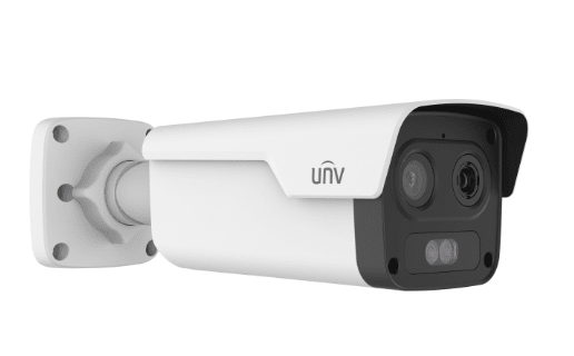 UNV Cámara Térmica Bala TIC2A32SA-F10-4F8AC-I1 térmico detección incendios humo inteligentes1