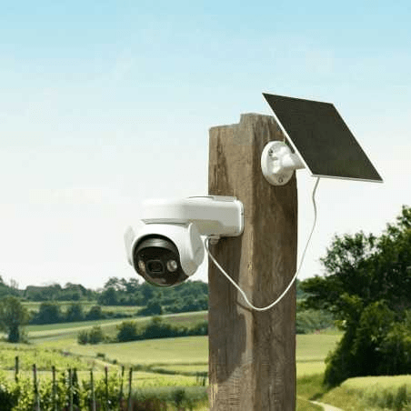 IMOU CAMARA AOV PT 5MP 4G y WIFI Solar Batería 10000mAh AI Color 7x24 Horas  IPC-B7ED-5M0TEA2