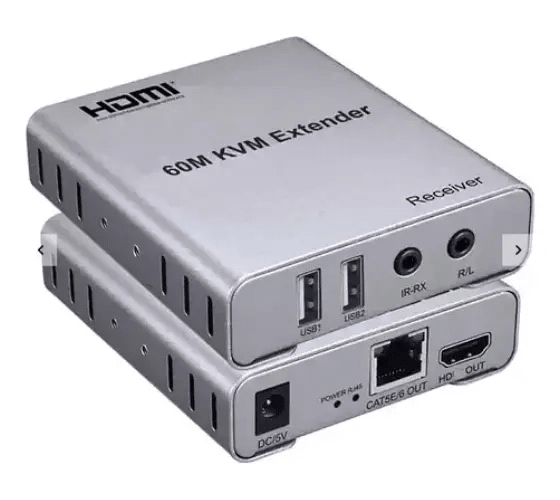 EXTENSOR DE VIDEO HDMI A UTP RED 60MT 1080P CON SALIDAS DE USB1