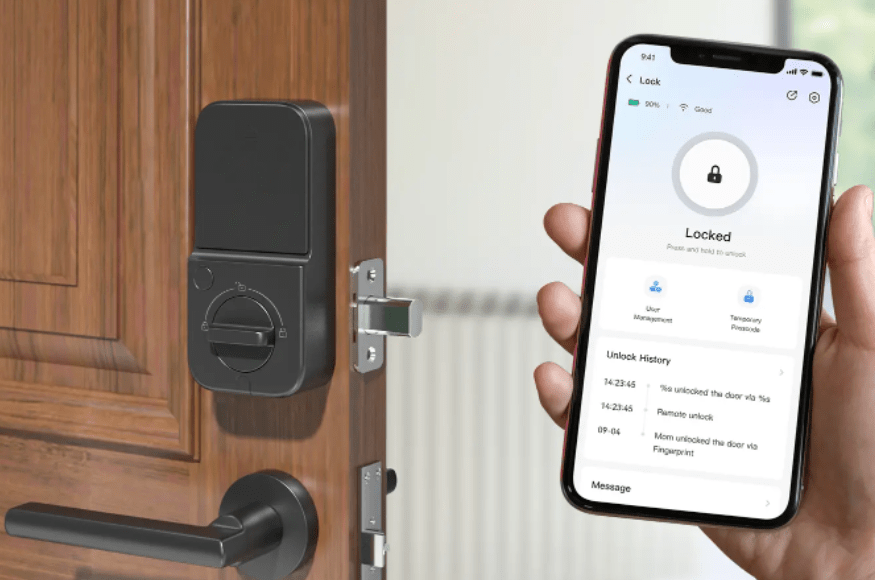 IMOU Cerradura Inteligente Cubo 1 Huella WiFi APP fácil de instalar5