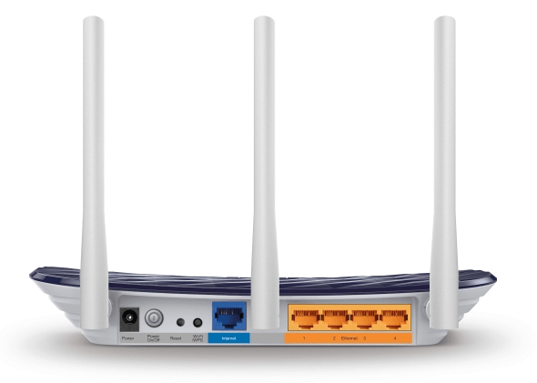 Tp-Link Router Archer C20 WiFi AC750 doble banda 1 puerto 10/100 WAN, 4 puertos 10/100 LAN3