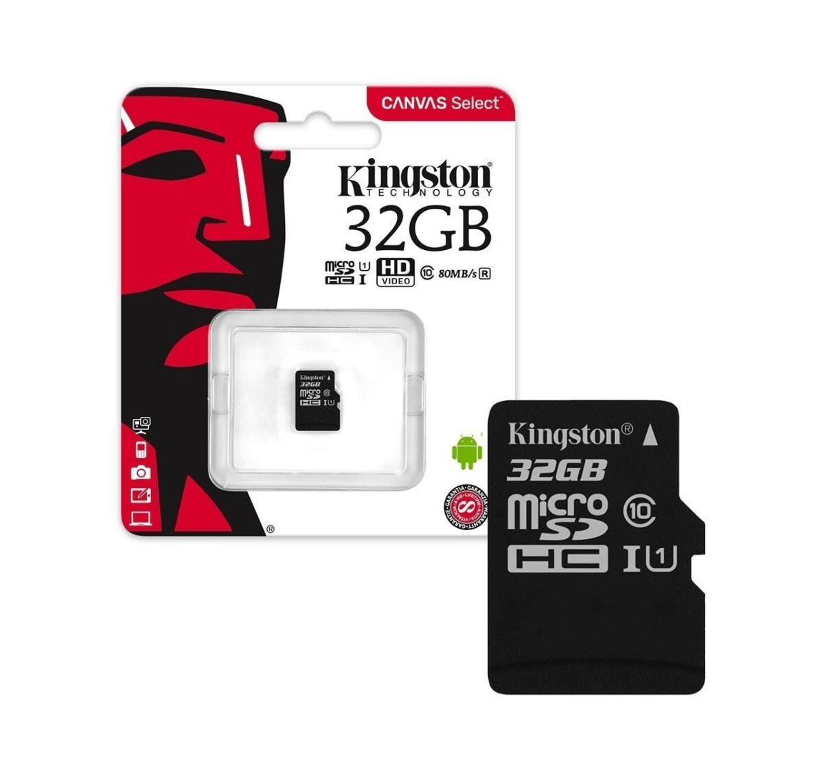 TARJETA MICRO SD 32GB CLASE 10 KINGSTON1
