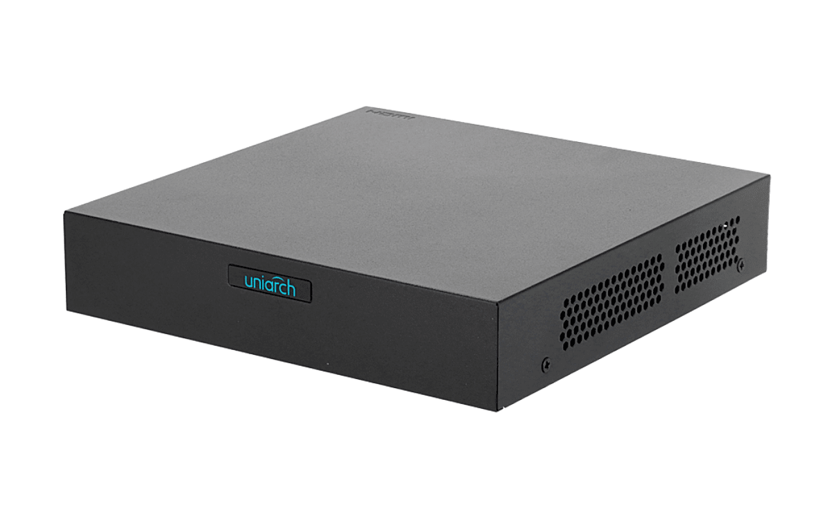 MES UNIARCH OFERTA NVR NVR-108S3-P8-ECO 8 POE Grabador Video 8 Canales HASTA 8MP H.265 HDD HDMI VGA1