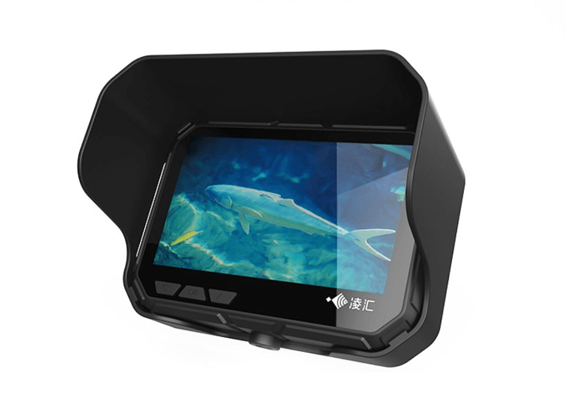 Camara Pescar 4.3 plugads 195 grados 30mt cable subacuática visión nocturna artefacto1