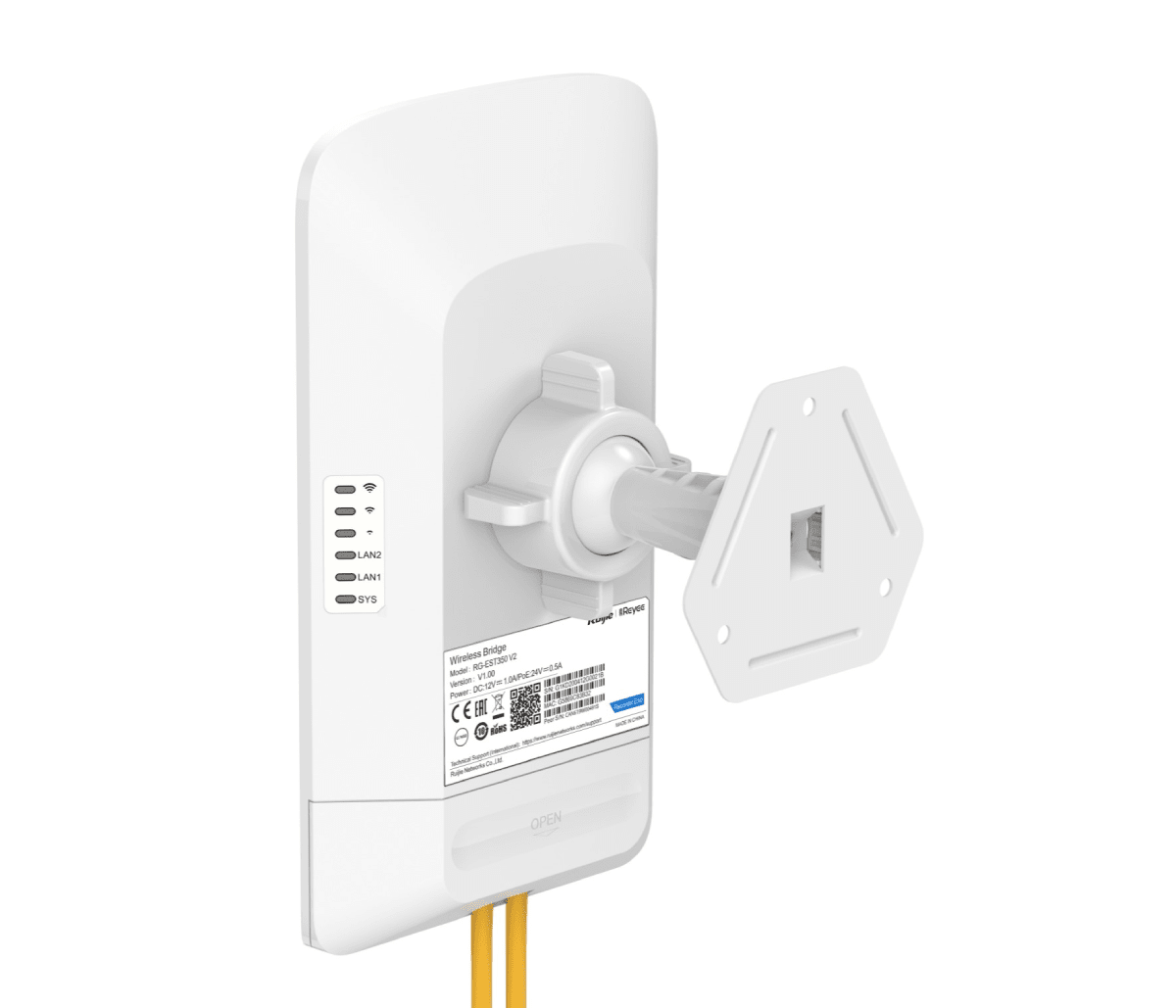 RUIJIE RG-EST350G 5KM max 867Mbps INALAMBRICO 802.11AC DE DOBLE FLUJO DE 5GHZ2