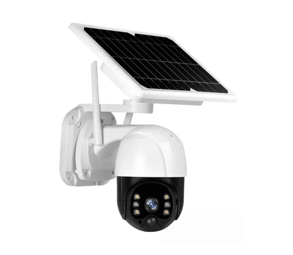 Camara 4G 4mm SOLAR+Bateria PT 3MP LTE IR40M PARLANTE MIC,MAX 128GB-APP:EseeCloud1