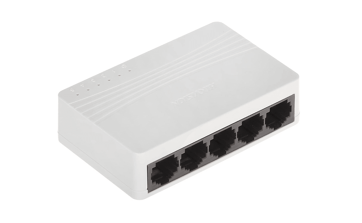Switch Ethernet 1000Mbps, 5 Puertos, DS-3E0505D-E HIKVISION1