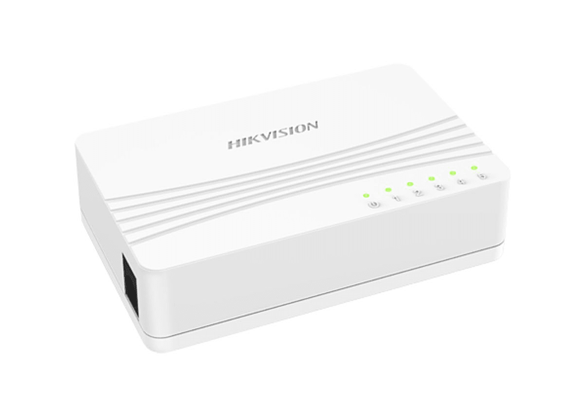 Switch Ethernet 1000Mbps, 5 Puertos, DS-3E0505D-E HIKVISION3