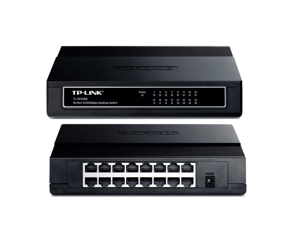 SWITCH 16 PUERTOS,RJ45 10-100Mbps, 802,3X 10 BASE -T ETHERNET.2