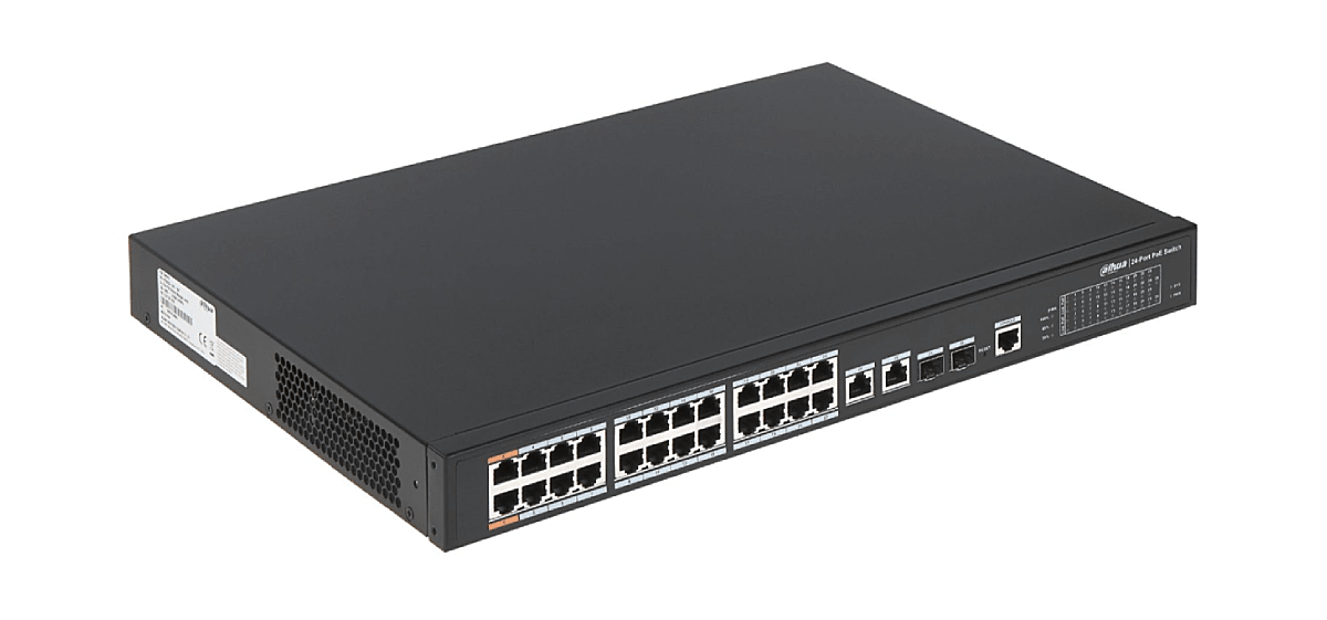 DH-PFS3226-24ET-240. Switch PoE 24 PUertos DAHUA 240W.1
