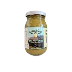 PASTA DE ACEITUNAS VERDES HUASCOLIVA 200 G.