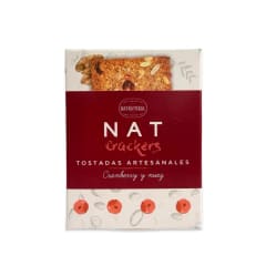 GALLETAS NAT CRACKERS CRANBERRY NUEZ 80 G