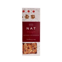 GALLETAS NAT CRACKERS CRANBERRY Y NUEZ 160 G