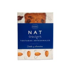 GALLETAS NAT CRACKERS DATILES Y ALMENDRAS 80 G