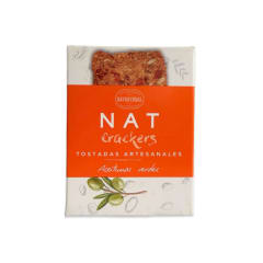 GALLETAS NAT CRACKERS ACEITUNAS VERDES 80 G