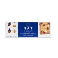GALLETAS NAT CRACKERS DATILES Y ALMENDRA 160 G