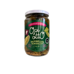 PEPINILLOS AGRIDULCES ENTEROS OPI OTTO 690 G.