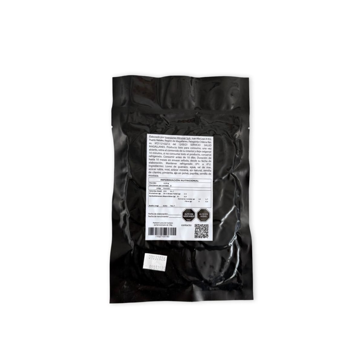 PASTRAMI LOMO DE GUANACO AHUMADOS WIMMER 100 G.2