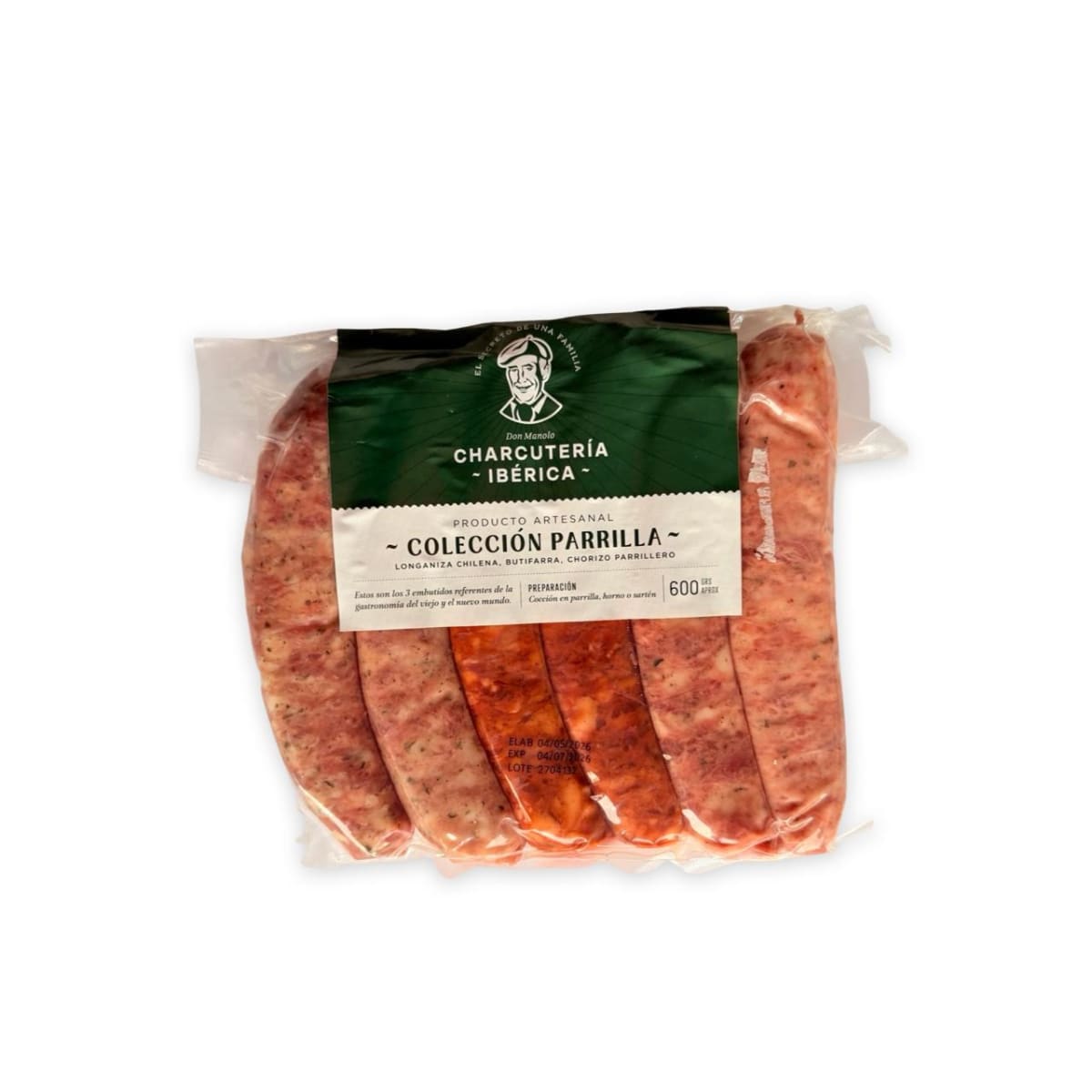 COLECCIÓN PARRILLERA CHARCUTERIA IBERICA 600 G.1