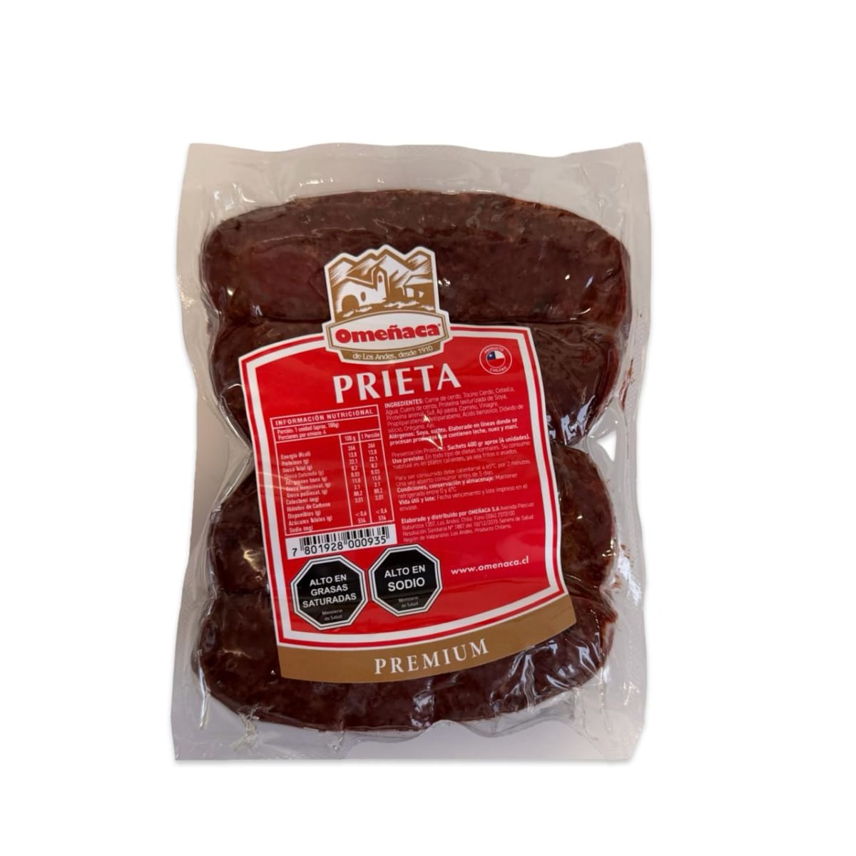 PRIETA TRADICIONAL OMEÑACA 400 G1