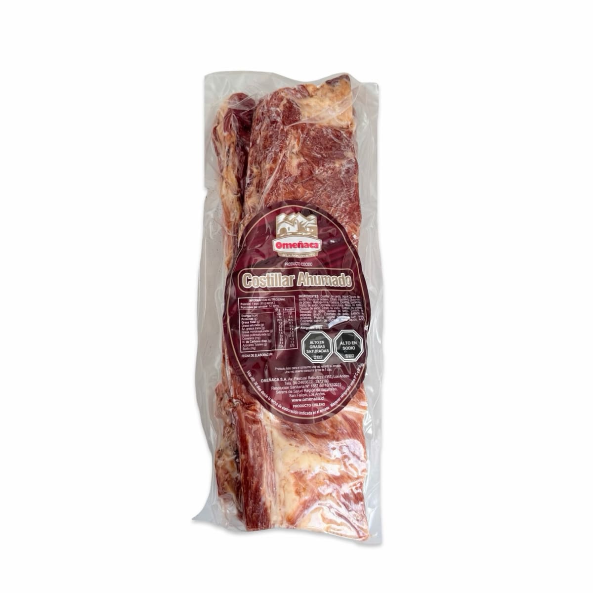 COSTILLAR KASSLER AHUMADO OMEÑACA 1 KG APROX.1