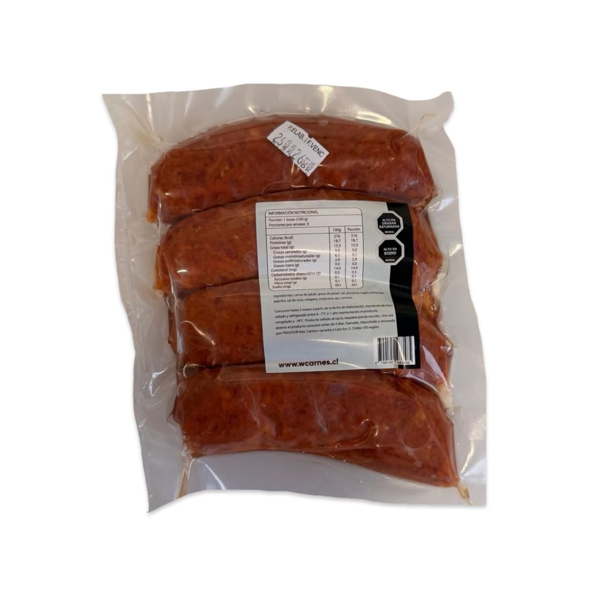 LONGANIZA DE JABALI WCARNES 300 G2