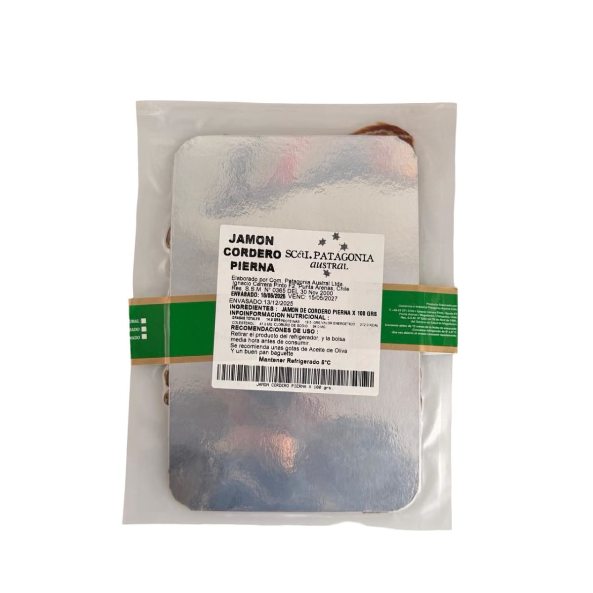 JAMON DE CORDERO PIERNA EMPORIO PATAGONIA 100 G.2