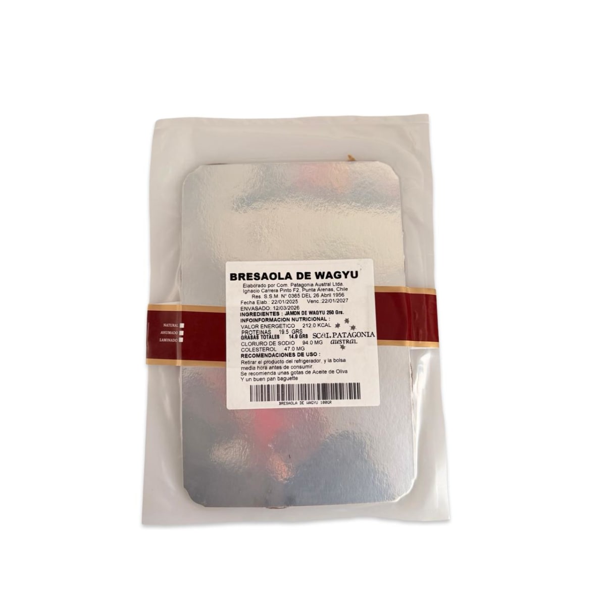 BRESAOLA DE WAGYU EMPORIO PATAGONIA AUSTRAL100 G2