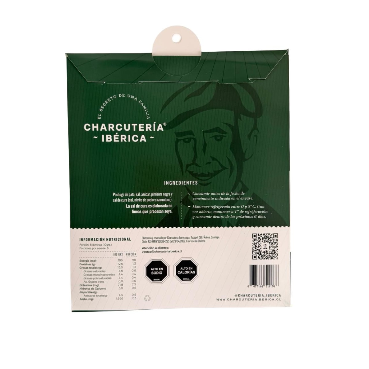 PROSCIUTTO DE PATO CHARCUTERÍA IBÉRICA 60 G2