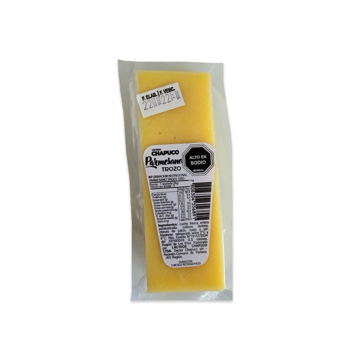 PARMESANO CHAPUCO TROZO 150 G2