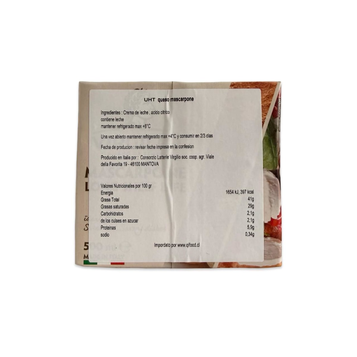 MASCARPONE VIRGILIO 500 G2