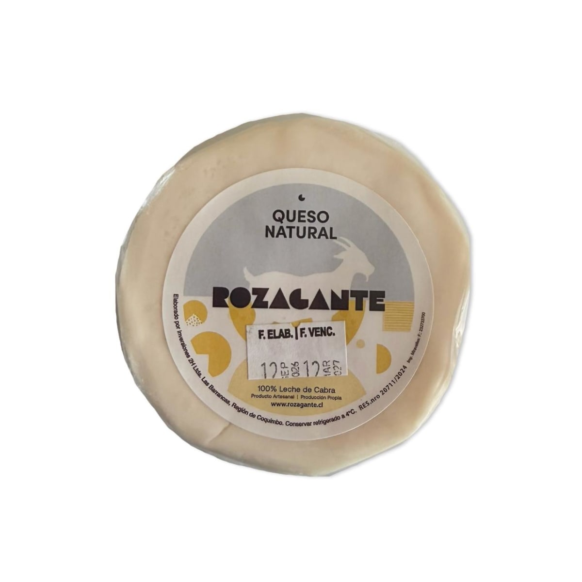 QUESO DE CABRA NATURAL ROZAGANTE 200 G1