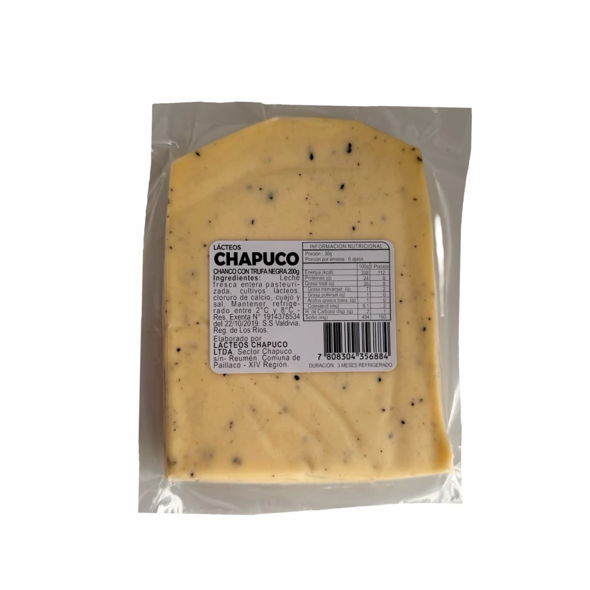 QUESO CHANCO MANTECOSO CON TRUFA NEGRA CHAPUCO 200 G2