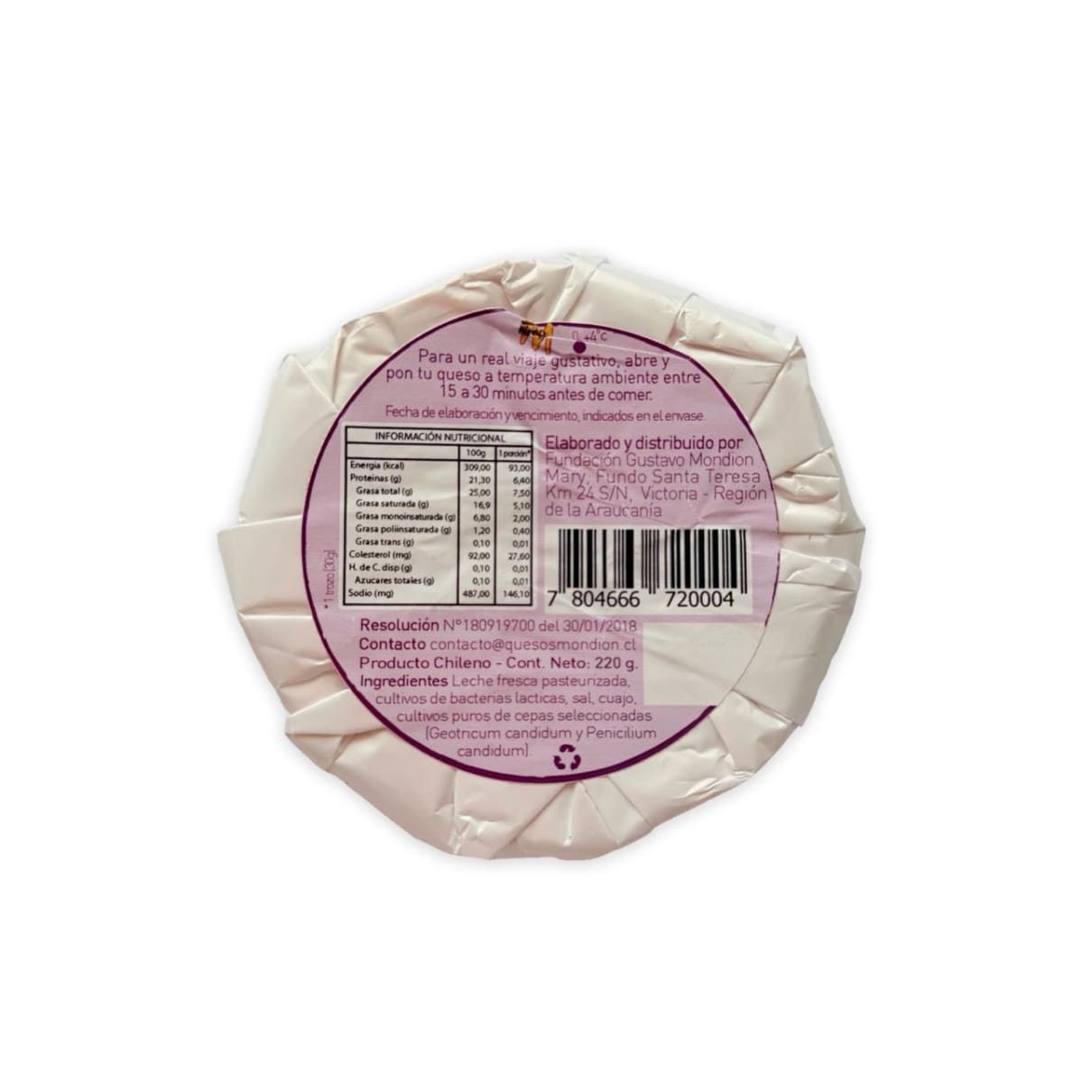 QUESO CAMEMBERT LA MADAME MONDION 220 G2