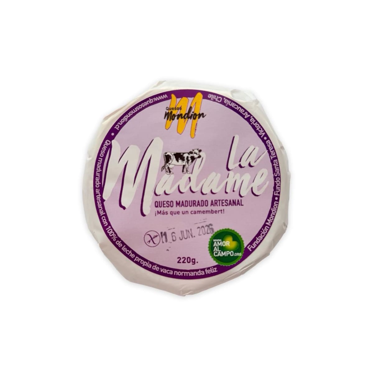 QUESO CAMEMBERT LA MADAME MONDION 220 G1