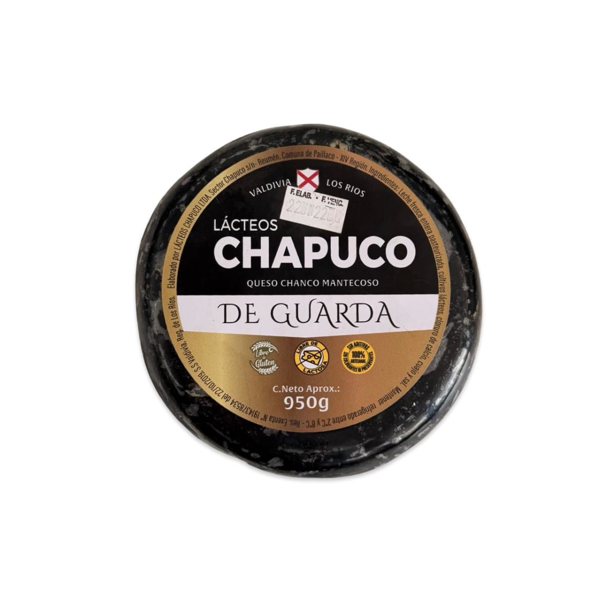 QUESO CHANCO MANTECOSO DE GUARDA CHAPUCO 950 G1