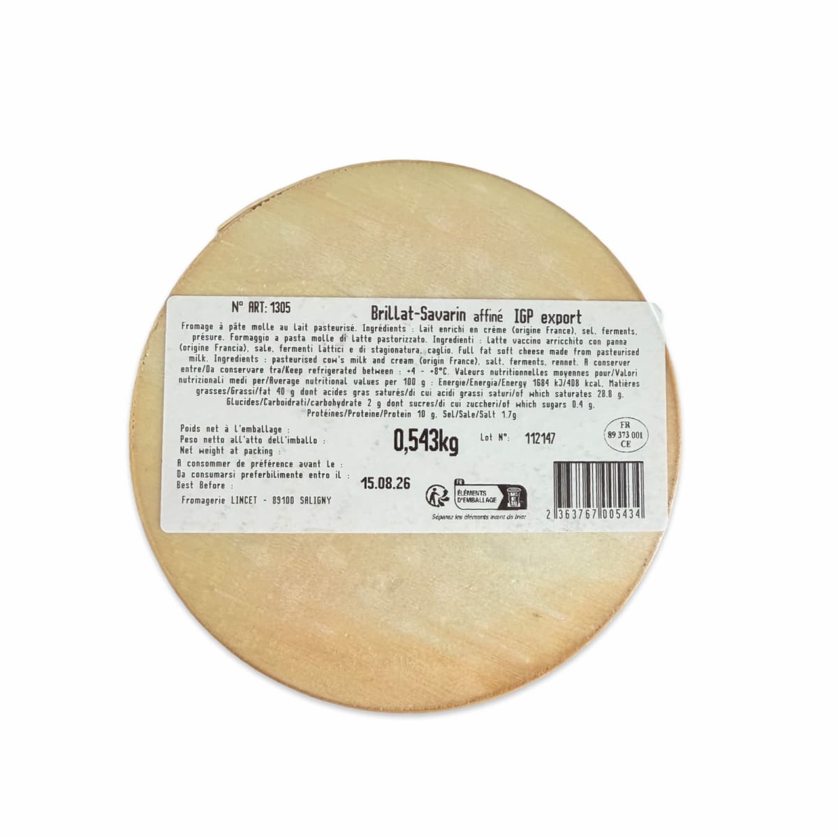BRILLAT SAVARIN AFFINE 543 G2