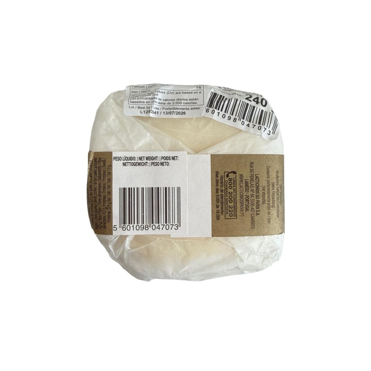 QUESO CREMOSO DE OVEJA PAIVA 240 G2