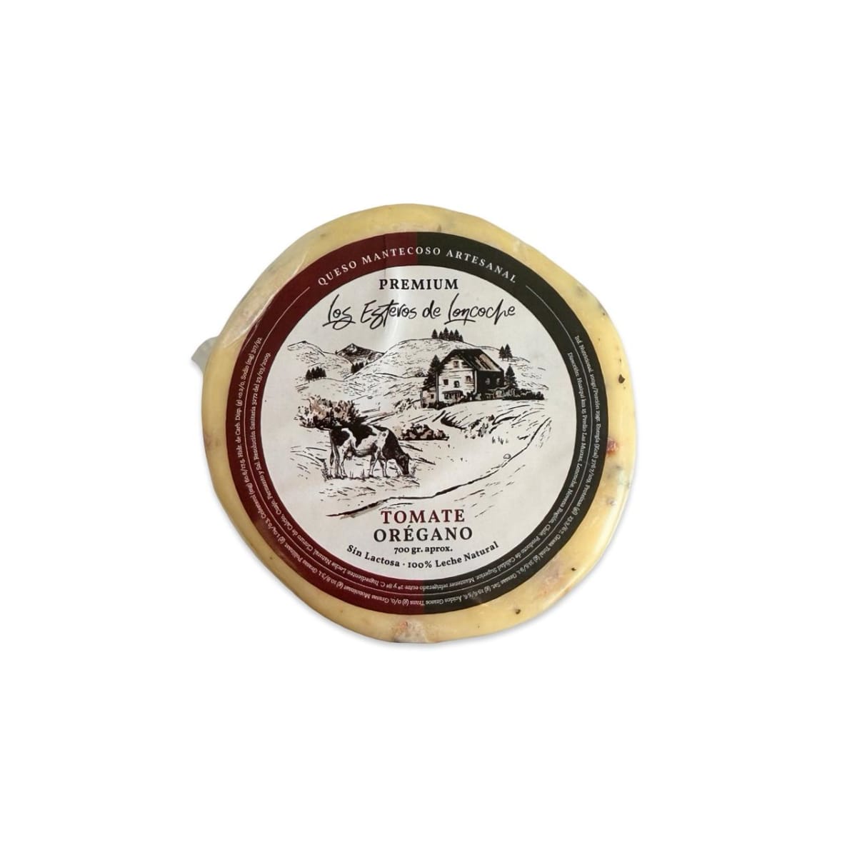 QUESO LOS ESTEROS DE LONCOCHE CON TOMATE Y OREGANO 700 G1