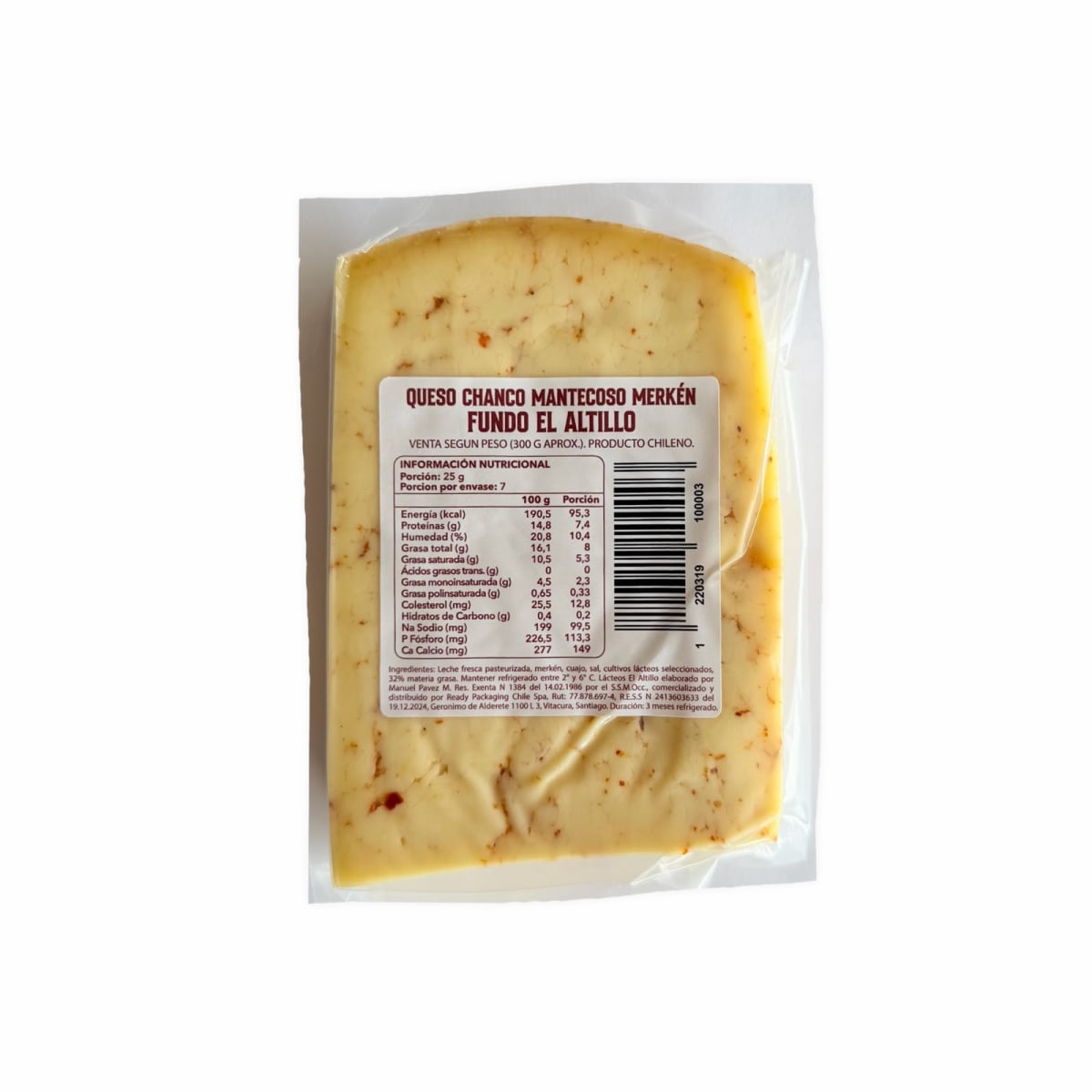 QUESO FUNDO EL ALTILLO MERKÉN 300 G2
