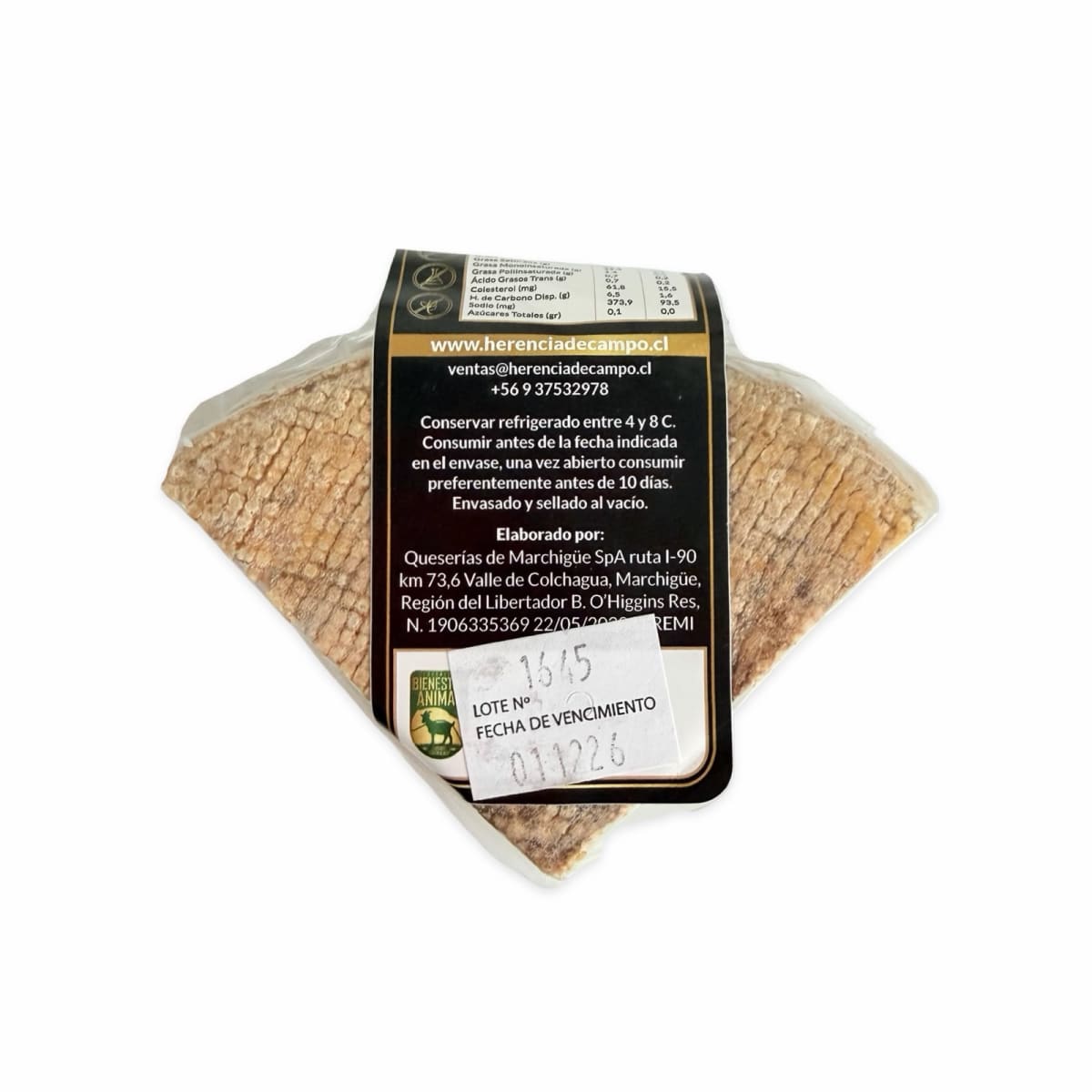 QUESO DE CABRA MADURO HERENCIA DE CAMPO 140 G2
