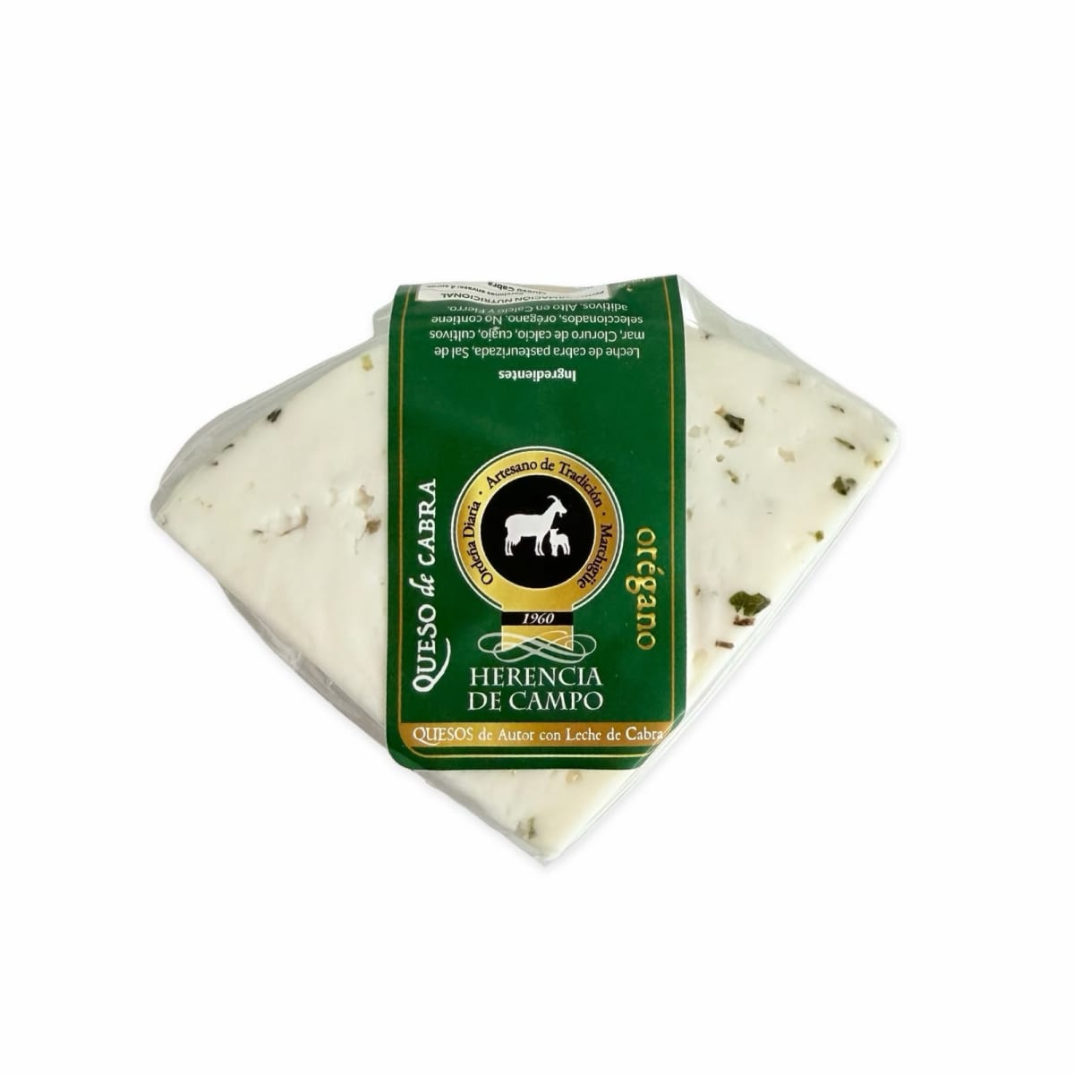 QUESO DE CABRA OREGANO HERENCIA DE CAMPO 140 G1