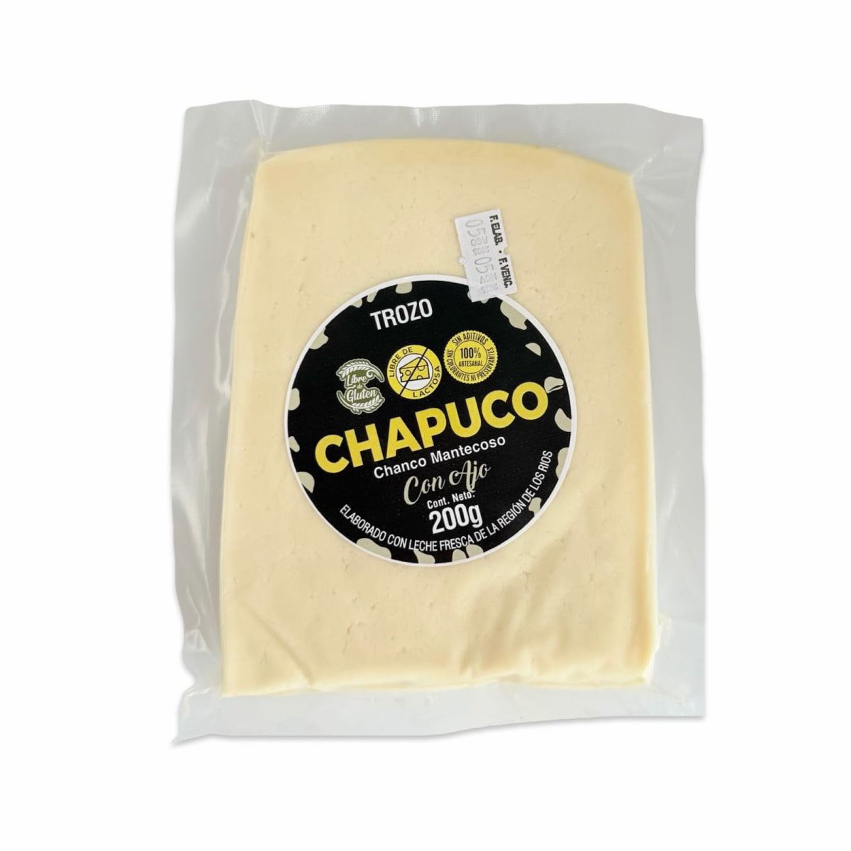 QUESO CHANCO MANTECOSO CON AJO BLANCO CHAPUCO 200 G1