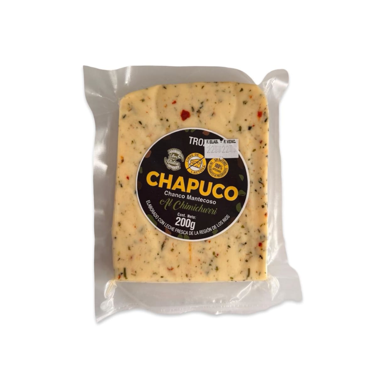 QUESO CHANCO MANTECOSO CON CHIMICHURRI CHAPUCO 200 G1