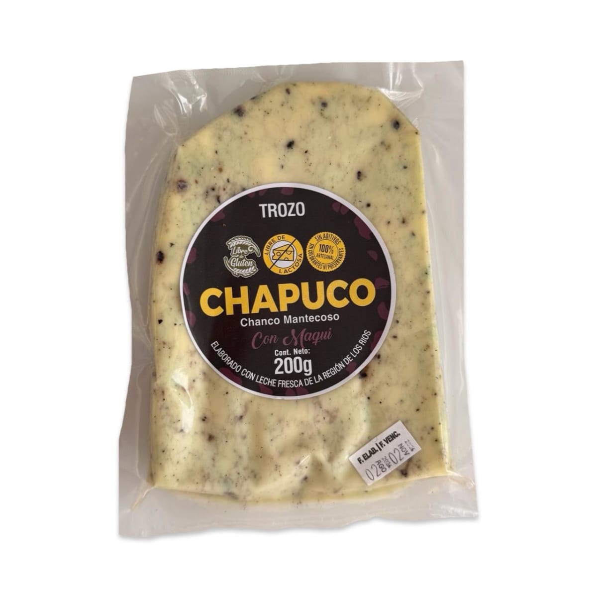 QUESO CHANCO MANTECOSO CON MAQUI CHAPUCO 200 G1