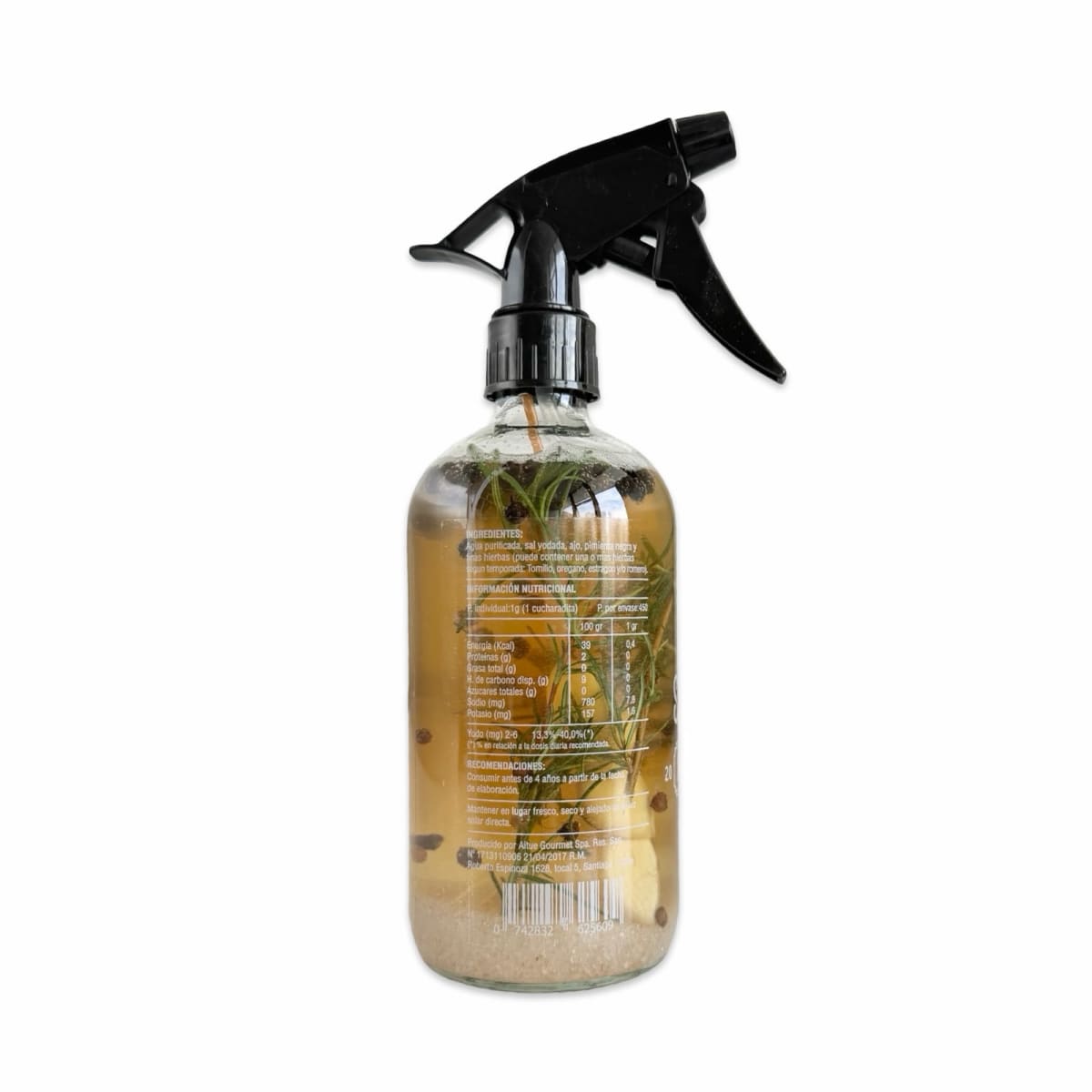SALMUERA AJO - FINAS HIERBAS EN SPRAY CRISTALES DE CHILE 470 ML2