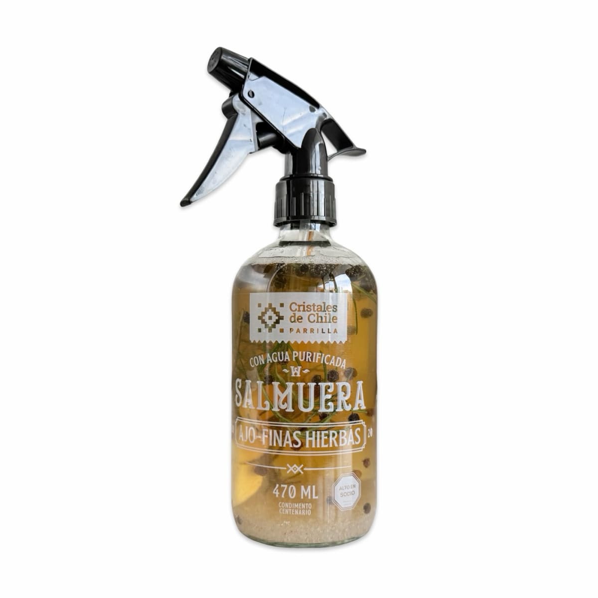 SALMUERA AJO - FINAS HIERBAS EN SPRAY CRISTALES DE CHILE 470 ML1